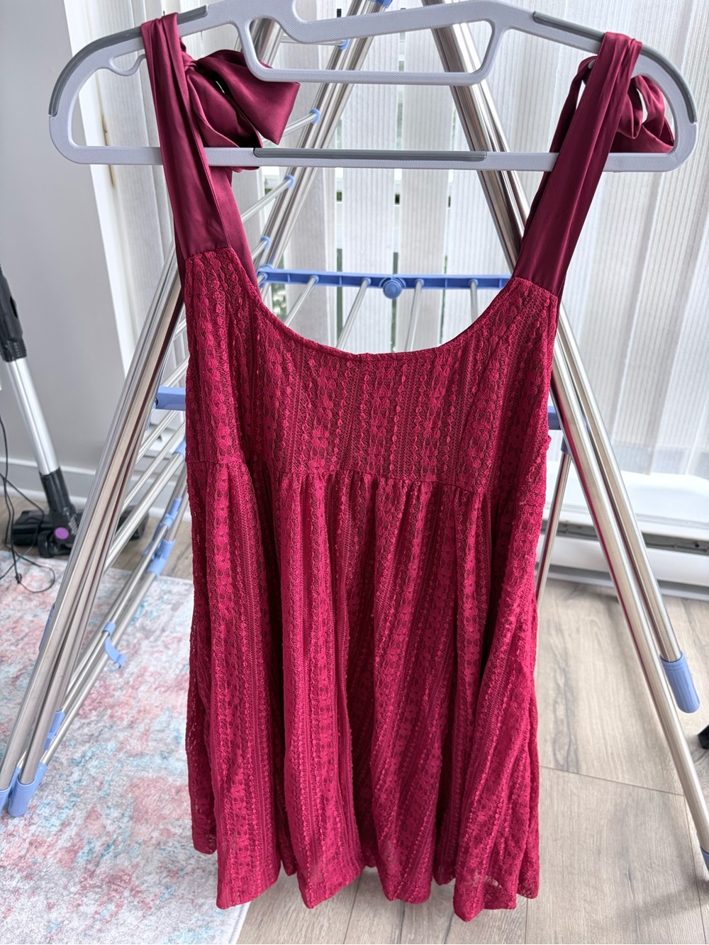 Urban Outfitters Red Babydoll Mini Dress Size Small